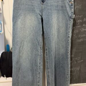 Fashion Nova Light Blue Flare Jeans